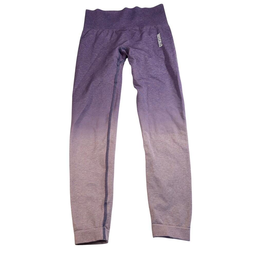 Gymshark womens purple ombre leggings. Size S. athleisure, activewear, athletic
